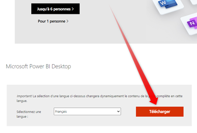 Téléchargement Microsoft Power BI Desktop