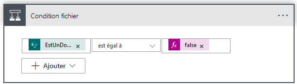 Tester un fichier Bibliothèque SharePoint