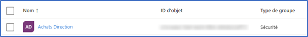 Groupe Achats Direction créé