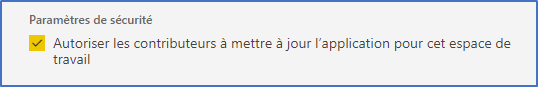 Mettre à jour l'application