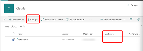 Ecraser un document dans une bibliothèque SharePoint 2019